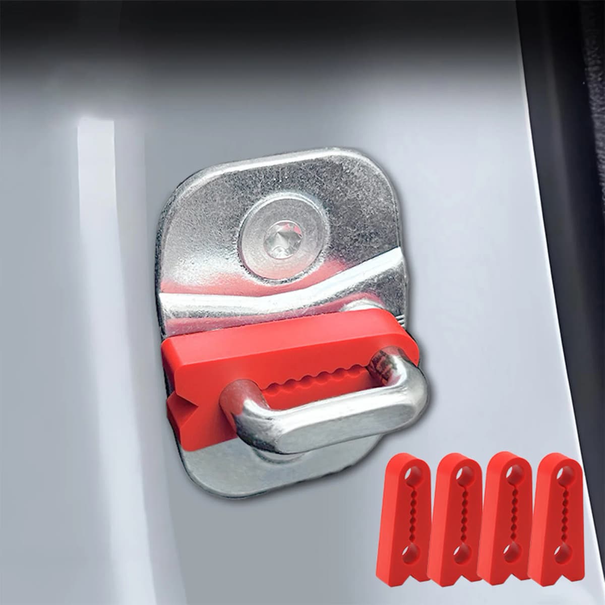Car Anti Collision Strip Thickened Door Buffer Pad Shock Absorbing Rubber Strip For Car Door Protective Styling Mouldings
