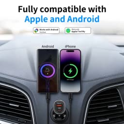 Universal Car Phone Charger USB Type-C 30W USB Quick Charging Adapter GPS Locator Tracker For IOS or Android System Find Hub App