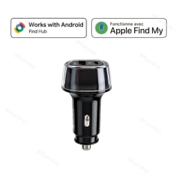 Universal Car Phone Charger USB Type-C 30W USB Quick Charging Adapter GPS Locator Tracker For IOS or Android System Find Hub App