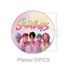 KPOP GIRL KATSEYE Party Decorative Supplies Disposable Cutlery Cup and Plate Children's Birthday Group Balloon Baby Shower