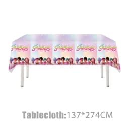 KPOP GIRL KATSEYE Party Decorative Supplies Disposable Cutlery Cup and Plate Children's Birthday Group Balloon Baby Shower