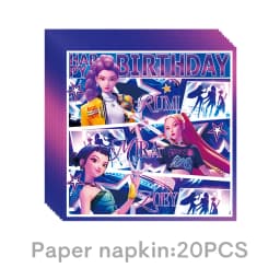 KPOP GIRL KATSEYE Party Decorative Supplies Disposable Cutlery Cup and Plate Children's Birthday Group Balloon Baby Shower