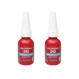 Medium Strength Threadlocker 243 Blue Removable Liquid,Thread Locker Adhesive Sealant to Prevent Loosening & Rust,50/10ml Bottle