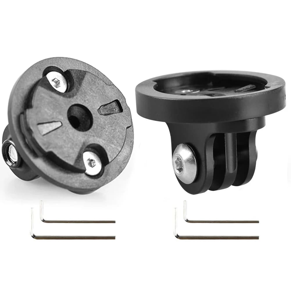 Bike Computer Holder Base Bicycle Camera Headlight Mount Adapter for Garmin Gopro Male/female Bracket Fixing Base Connector Seat