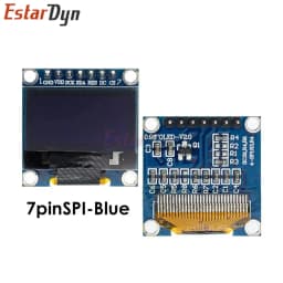 0.96 inch IIC SPI Serial 7/4Pin White/Blue/Yellow Blue/Yellow OLED Display SSD1306 12864 LCD Screen Board for