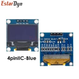 0.96 inch IIC SPI Serial 7/4Pin White/Blue/Yellow Blue/Yellow OLED Display SSD1306 12864 LCD Screen Board for