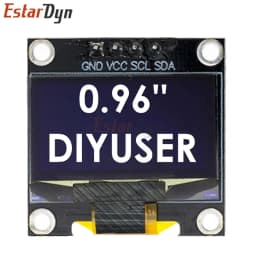 0.96 inch IIC SPI Serial 7/4Pin White/Blue/Yellow Blue/Yellow OLED Display SSD1306 12864 LCD Screen Board for