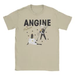 Printed Angine De Poitrine Rock Band T Shirt For Unisex Cotton T-shirts Short Sleeve Clothes