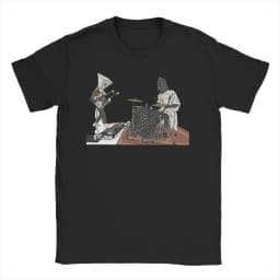 Printed Angine De Poitrine Rock Band T Shirt For Unisex Cotton T-shirts Short Sleeve Clothes