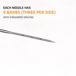 100 Pieces Needle Felting Kit, Wool Felting Needles Tool, Essential Tools for Beginner to Expert 3 Sizes 3.58/3.38/3.07 inch