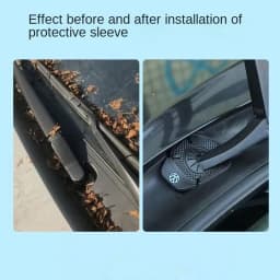 Car Windshield Wiper Hole Protective Cover Wiper Dustproof Bottom Sleeve Leaves Debris Prevention
