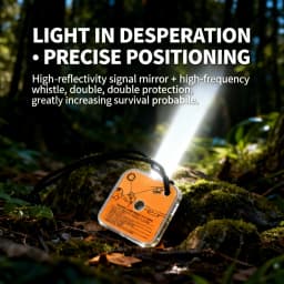 1PC Outdoor Survival Reflective Signal Mirror for Hiking Camping Emergency Practical Daylight Reflective Tool First Aid Supplies