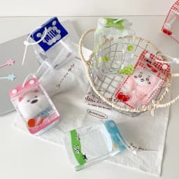 INS Korean Fashion Cute Milk Box Transparent Doll Bag Trendy Girls Figure Display Pendant Storage Decoration Accessories Gifts