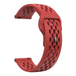18mm 20mm 22mm Silicone Strap for Garmin Venu 4 3 3s Sq 2 Plus/Active 6/5 Breathable Bracelet for Garmin Forerunner 570/165/265S