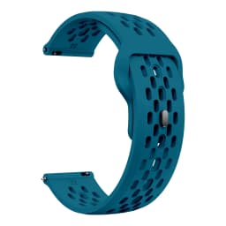 18mm 20mm 22mm Silicone Strap for Garmin Venu 4 3 3s Sq 2 Plus/Active 6/5 Breathable Bracelet for Garmin Forerunner 570/165/265S