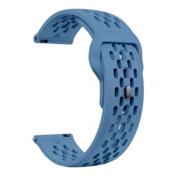 18mm 20mm 22mm Silicone Strap for Garmin Venu 4 3 3s Sq 2 Plus/Active 6/5 Breathable Bracelet for Garmin Forerunner 570/165/265S