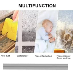 6m/12/24m Door Seal Strip Diep Self-adhesive Draft Stopper Tape Window Weather Stripping Insulation Noise Rubber Sealing Strip