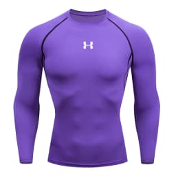 Men's Compression Long Sleeve Shirt Quick Dry Muscle Fit Athletic Top for Workout Training Bodybuilding Running Fitness Sports
