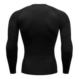 Men's Compression Long Sleeve Shirt Quick Dry Muscle Fit Athletic Top for Workout Training Bodybuilding Running Fitness Sports