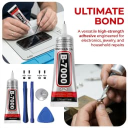 B7000 Mobile Phone Screen High-Strength Waterproof Adhesive With 9 in 1 Mobile Phone Repair Tools Disassemble Repair Set for Phone Screwdriver Combination Skid Multi Function Disassembly Kit .