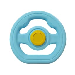 Stroller Steering Wheel with Honk Sound & 360° Rotation, Baby Travel Toy to Calm Fussy Riders
