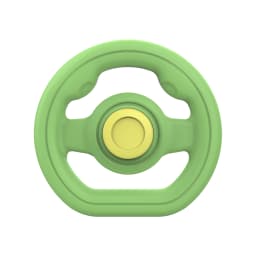 Stroller Steering Wheel with Honk Sound & 360° Rotation, Baby Travel Toy to Calm Fussy Riders