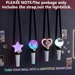 K-POP Crossbody Light Stick Strap Lanyard, Solid Color Light Stick Strap, Adjustable, Designed Specifically for Fan Gatherings