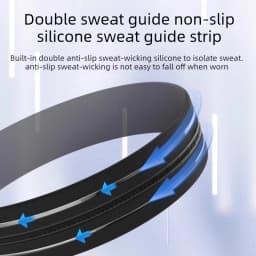 Outdoor Sports Yoga Fitness Running Men's Headband Women's Non-Slip Sweat-Absorbent Breathable Hairband for Training