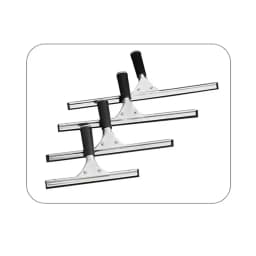 Household Glass Wiper Cleaning Bathroom Mirror Cleaner With Silicone Blade Hook Car Shower Squeegee Window Scraper