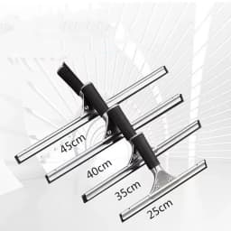 Household Glass Wiper Cleaning Bathroom Mirror Cleaner With Silicone Blade Hook Car Shower Squeegee Window Scraper