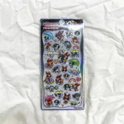 Kawaii The Powerpuff Girls Stickers Cartoon Creative Phone Case Transparent Sticker Hand Account Material Friend Birthday Gift