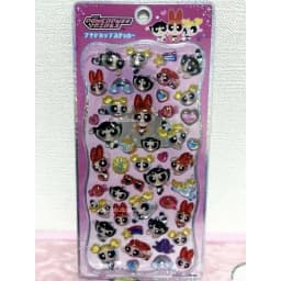Kawaii The Powerpuff Girls Stickers Cartoon Creative Phone Case Transparent Sticker Hand Account Material Friend Birthday Gift