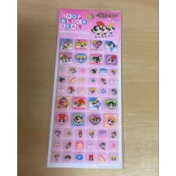 Kawaii The Powerpuff Girls Stickers Cartoon Creative Phone Case Transparent Sticker Hand Account Material Friend Birthday Gift
