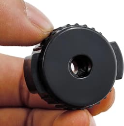 Miwayer 6/12Pcs Quick Release Universal Cymbal Nuts, 8mm Black Plastic Quick-Change Cymbal Toppers for Percussion Accessories
