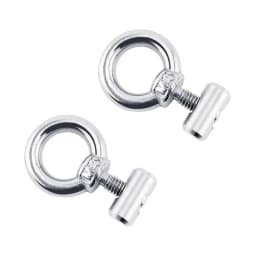 2/4/10Pcs Awning Rail Stoppers Stops Motorhome Campervan Caravan Silver Stainless Steel M4 X 12mm X 6mm Diameter Camper RV Parts