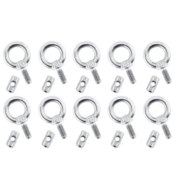 2/4/10Pcs Awning Rail Stoppers Stops Motorhome Campervan Caravan Silver Stainless Steel M4 X 12mm X 6mm Diameter Camper RV Parts