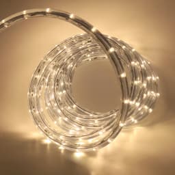 Round Tube Neon Light 220V Clear PVC Rope Lights 36Leds/m Waterproof Commercial Neon Sign Round 2-wire LED Strip Flexible Light