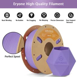ERYONE 1/3/5/10KG New Matte PLA Filament Spool 1.75mm High Quality For 3D Printer New Arrival Overseas Warehouse