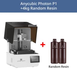 ANYCUBIC Photon P1 Resin 3D Printer Support Dual-Color&Material Printing , Precision-Ground Steel Build Plate For Hobbyists