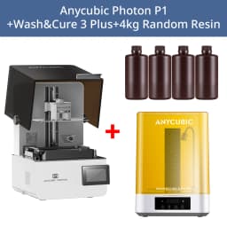 ANYCUBIC Photon P1 Resin 3D Printer Support Dual-Color&Material Printing , Precision-Ground Steel Build Plate For Hobbyists