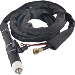 P80 Plasma Cutter Torch, 10FT/16FT/23FT Non-Touch Pilot Arc Black Straight Fit Plasma Cutter, DIY/Beginner Friendly