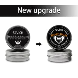 Sevich Natural Beard Balm Professional Conditioner Products Beard Care 60g Beard Organic Moustache Wax For Beard Smooth Styling