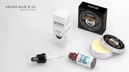 Sevich Natural Beard Balm Professional Conditioner Products Beard Care 60g Beard Organic Moustache Wax For Beard Smooth Styling