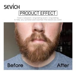Sevich Natural Beard Balm Professional Conditioner Products Beard Care 60g Beard Organic Moustache Wax For Beard Smooth Styling
