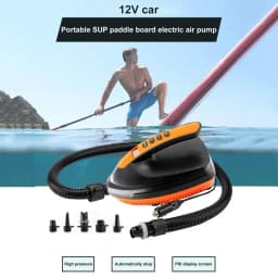 16PSI Electric Air Pump Paddle Board Air Pump Iatable Pump For Boat Kayak Sup Paddle Boat Airbed Mattress Car Bike Tire Tools