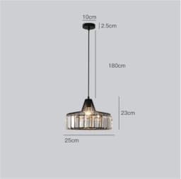 K9 Crystal Pendant Ceiling Lamp Modern Chandelier Living Room Nordic House Hanging Light Fixture Hotel Loby Hall Decor Led Lumin