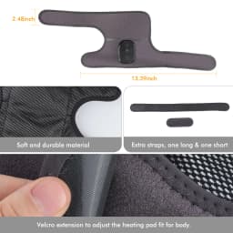 Electric Heating Knee Massager Joint Knee Leg Pad Vibration Knee Leg Massage Cordness Massager Warp