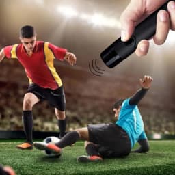 2020 New Electronic Whistle High Decibel Outdoor Traffic Football Basketball Game Referee Training Whistle With LED Flashlight