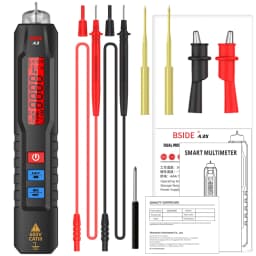 BSIDE Smart Digital Multimeter Pen Type Multitester True RMS Voltmeter DC AC Voltage Capacitance Ohm Hz Diode NCV Live tester