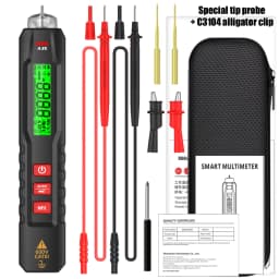 BSIDE Smart Digital Multimeter Pen Type Multitester True RMS Voltmeter DC AC Voltage Capacitance Ohm Hz Diode NCV Live tester